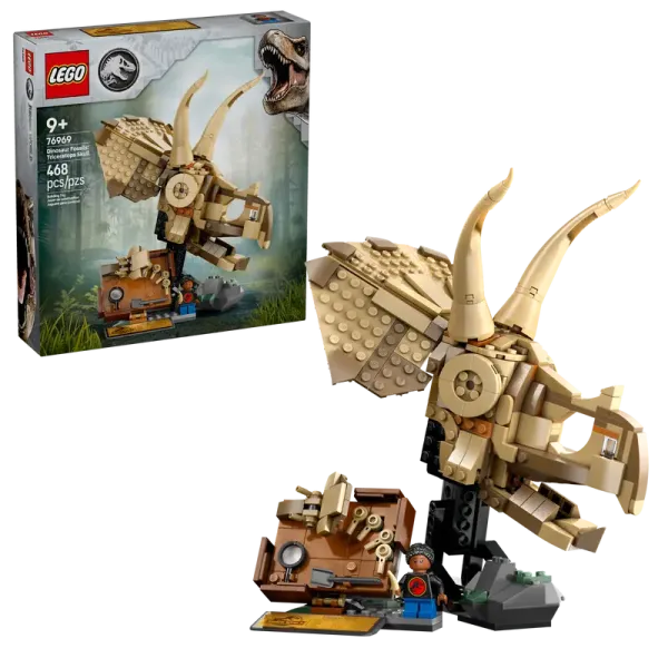LEGO® Jurassic World™ 76969 Dinosaurier-Fossilien: Triceratops-Schädel
